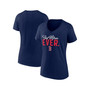 Women's Branded Navy Boston Red Sox Mother's Day V-Neck T-shirt