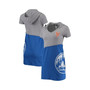 Women's Heathered Gray, Royal New York Mets Hoodie Dress