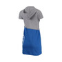 Women's Heathered Gray, Royal New York Mets Hoodie Dress