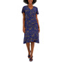 Women's Dahlia Dot-Print V-Neck Flutter-Sleeve Dress