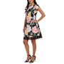 Women's Lace-Hem Floral-Print Sheath Dress