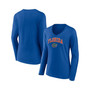 Women's Branded Royal Florida Gators Evergreen Campus Long Sleeve V-Neck T-shirt