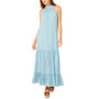 Chambray Halter Maxi Dress