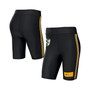 Women's Black Green Bay Packers Biker Shorts