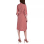 Women's 3/4 Sleeve Roll Tab Shirtdress with Belt