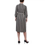 Women's 3/4 Sleeve Roll Tab Shirtdress with Belt