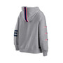 Women's Gray New England Patriots Full-Zip Hoodie
