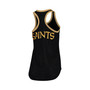Women's Black New Orleans Saints Tater Tank Top