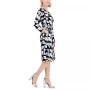 Petite Printed 3/4-Sleeve Wrap Dress, Created for Macy's