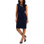 Sequined Lace Cutout Sheath Dress