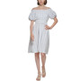 Striped Off-The-Shoulder Dress
