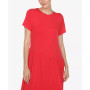Women's Short Sleeve Asymmetrical Waist Maxi Dress