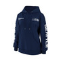 Women's College Navy Seattle Seahawks Pullover Hoodie