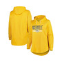 Women's Heather Gold Nashville Predators Plus Size Fleece Pullover Hoodie
