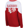 Women's Red Chicago Blackhawks Pop Fly Long Sleeve T-shirt