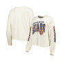 Women's Cream Chicago Bears Brush Back Parkway Long Sleeve T-shirt