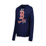 Women's Navy Boston Red Sox Pre-Game Raglan Pullover Hoodie