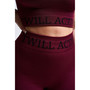 Women's Vora Panel Recycled Seamless Crop Top - Burgundy
