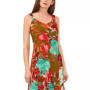 Petite Floral-Print Tushy Strap Maxi Dress