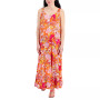 Petite Floral-Print Tushy Strap Maxi Dress