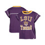 Women's Purple LSU Tigers Sound Up Maya Cutoff T-shirt