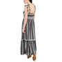 Petite Striped Shoulder-Tie Maxi Dress