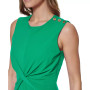 Women's Twist-Front Fit & Flare Dress
