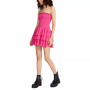 Women's Smocked Ruffled V-Neck Tiered Mini Dress