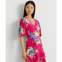Women's Floral Stretch Jersey Dress