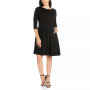 Women's Perfect Fit and Flare Pocket Dress