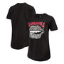 Women's Black Nebraska Huskers Wild Lips Core T-shirt