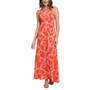 Women's Printed Jersey Halter-Neck Maxi Dress
