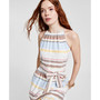 Women's Cotton Halter-Neck Midi Dress