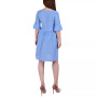 Women's Short Bell Sleeve Swiss Dot Dress