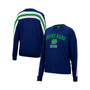 Women's Heathered Navy Notre Dame Fighting Irish Team Oversized Pullover Sweatshirt