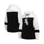 Women's Black Chicago White Sox Plus Size Colorblock Pullover Hoodie