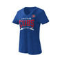 Women's Heathered Royal Chicago Cubs Dream Team V-Neck T-shirt