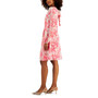Women's Printed Chiffon Long Sleeve Shift Dress, Created for Macy's