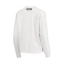 Women's White LA Clippers Camila Crew Pullover Sweatshirt