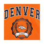 Women's Orange Denver Broncos Becca Drop Shoulder Pullover Hoodie