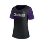Women's Branded Black Colorado Rockies Mound T-shirt
