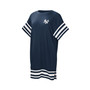 Women's Navy New York Yankees Cascade T-shirt Dress