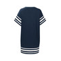 Women's Navy New York Yankees Cascade T-shirt Dress