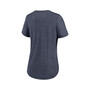 Women's Heather Navy Cleveland Guardians Touch Tri-Blend T-shirt