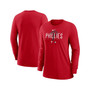 Women's Red Philadelphia Phillies Authentic Collection Legend Performance Long Sleeve T-shirt