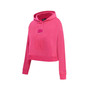 Women's Kansas City Chiefs Triple Pink Cropped Pullover Hoodie
