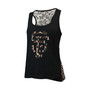 Women's Threads Black San Francisco Giants Leopard Tank Top
