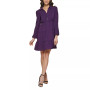 Collared Tiered Shift Dress