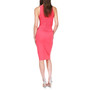 Women's Ruched Sleeveless Midi Dress