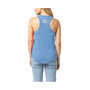 Women's Carolina Blue North Carolina Tar Heels Two-Hit Intramural Tri-Blend Scoop Neck Racerback Tank Top
